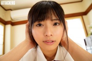 【VR/久留木玲】妻の連れ子の女子高生と汗が垂れる程の激しい中出しSEX！！